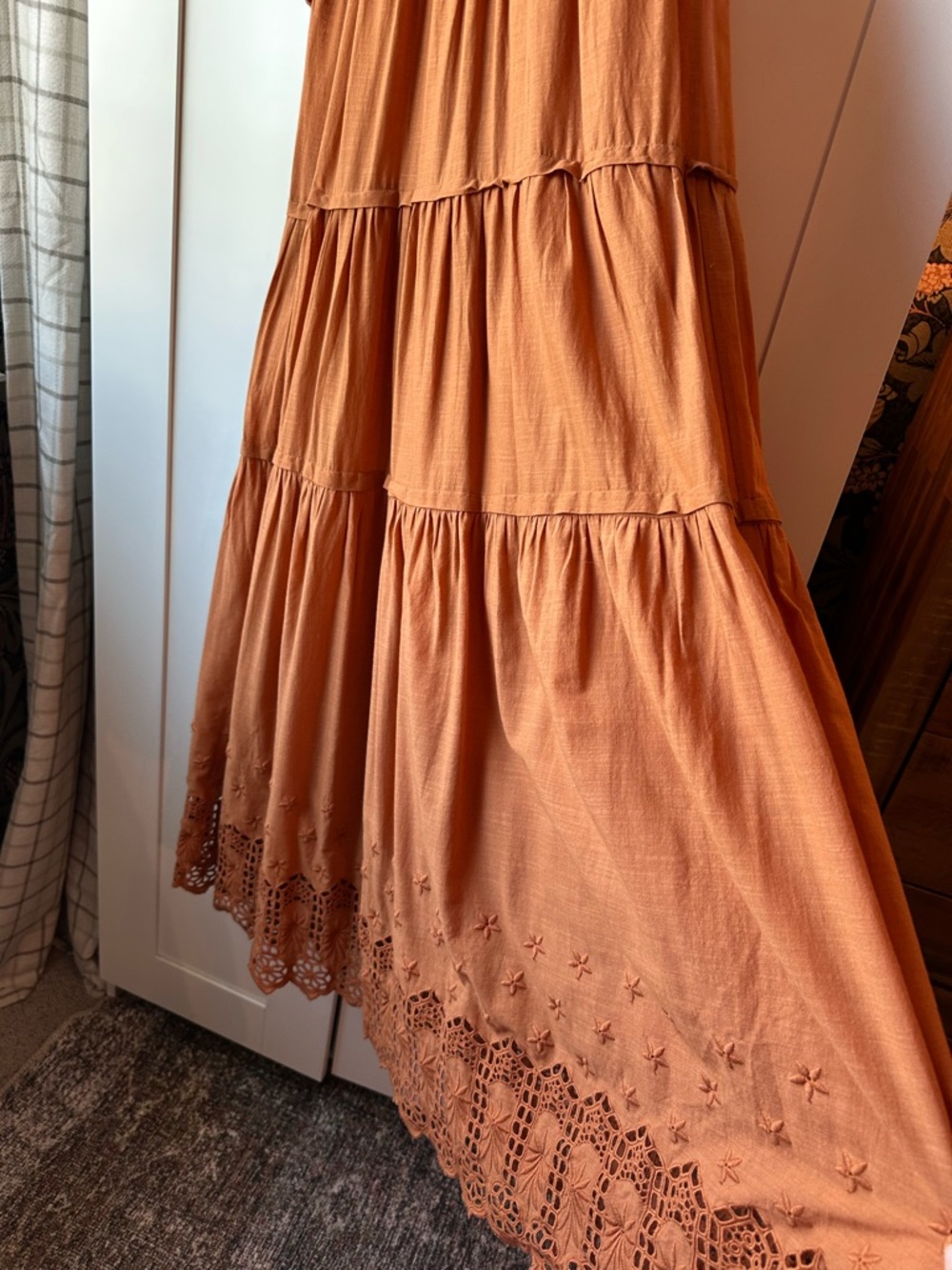 THE GREAT. The Soleil Dress in Canyon - Picture 6 of 9